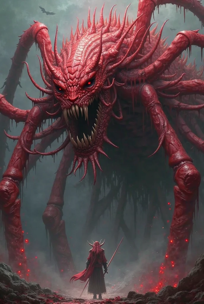 CarnageStyle, (blood_red:1.3), giant prehistoric sea lilies swaying in the current of an ancient sea, <lora:CarnageStyle:1> gore,gruesome, (Masterpiece:1.3) (best quality:1.2) (high quality:1.1)