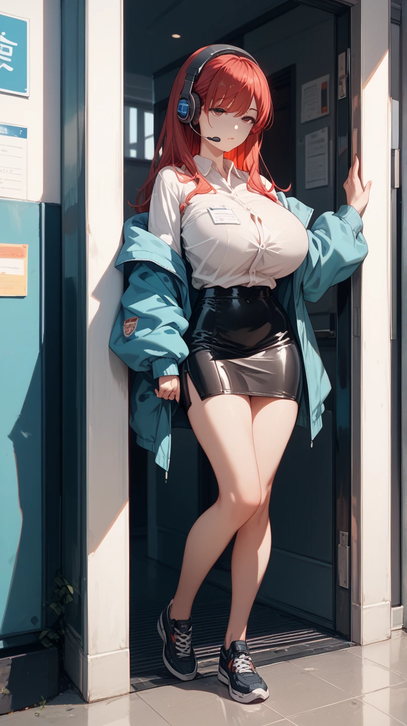 long pink  hair