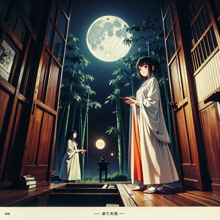 several young girls, 3girls, livros, cabelo curto, rindo
Imagem 4K, uma mulher, seus cabelos penteados como uma noite cintilante de lua, Eyes reflecting the mysteries of the night sky. Vestida com um vestido feito de poeira estelar tecida, she stands in a tranquil landscape where moonlight bathes everything in a soft glow. A cena, sob a luz encantadora da lua, retratada no estilo de uma obra de arte noturna sonhadora.
obra-prima, melhor qualidade, arte oficial,