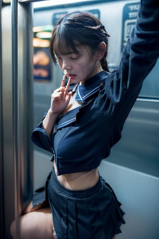  Licking blowjob, highest quality, hd, become familiar with , sailor suit、bra、panties、pleated skirt、perfect penis, become familiar with, lick the tip of the penis, suck dick, A little how on the tip, deep throat ,deep throat,deep throat / how, pinch gonzo,  Ahegao, They wake up from their sleep and give me a blowjob, give me a blowjob,Looking from the side
