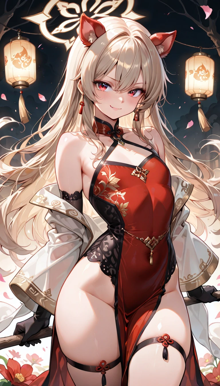 ((masterpiece:1.4、top-quality:1.2))、1girl in、solofocus、delicated face、Highly detailed anime faces and eyes、(Blur the background:1.3、(transform sequence)、((Sexy Dancer)、14years、(beautiful slender girl)、Fractal Art、baby-face、((stright long hair))、Beautiful big drooping eyes:1.1、Small, open-mouthed smile、(Full body depiction:1.1)、(1 persons)、encampment、gorgeously decorated headband、Fantasy world、knee high socks、swim wears、The bikini、leotard、
