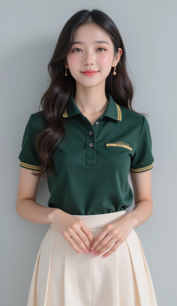 uma mulher linda de camisa verde e bermuda preta posando para uma foto, camisa verde, topo de corte, vestindo camiseta e combates, usando um top cropped, verde oliva, com corte rasgado t - camisa, usando um top cropped, vestindo uma camiseta muscular, camisa apertada, camisa cinza, roupas verdes, roupas verdes casuais, vestindo uma camiseta, Topo de colheita