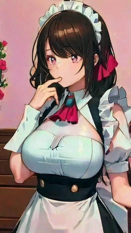 (best quality:1.4),(masterpiece:1.4), (dark hair:1), ( black hair:1),(beautiful Busty breasts:1.1), (beautiful woman:1.4),bob hair,a mole around the mouth, (sweat:1.2),(aroused:1.1), (embarrassed:1.2),(sexual ecstasy face:1.1),(upper body:1.4),(beautiful face:1.4),(perfect body:1.4)(beautiful breasts:1.2),(pink nurse uniform:1.2),nsfw
