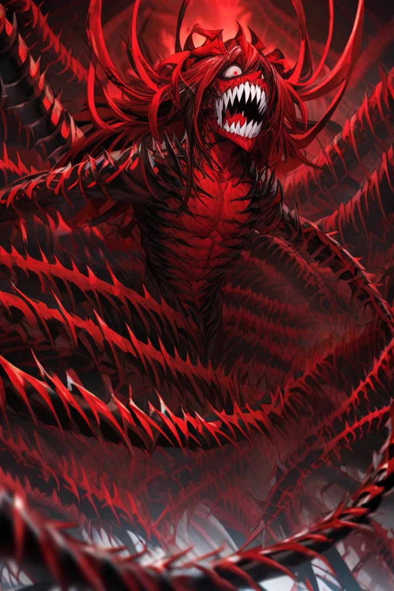 CarnageStyle, (blood_red:1.3), the most amazing dream you ever had about black masai hunters at arctic near an igloo with orca carcass, hyper realistic, ambient lighting, concept art, intricate, hyper detailed, smooth, dynamic volumetric lighting, octane, cinematic, <lora:CarnageStyle:1> tongue,teeth, (Masterpiece:1.3) (best quality:1.2) (high quality:1.1)