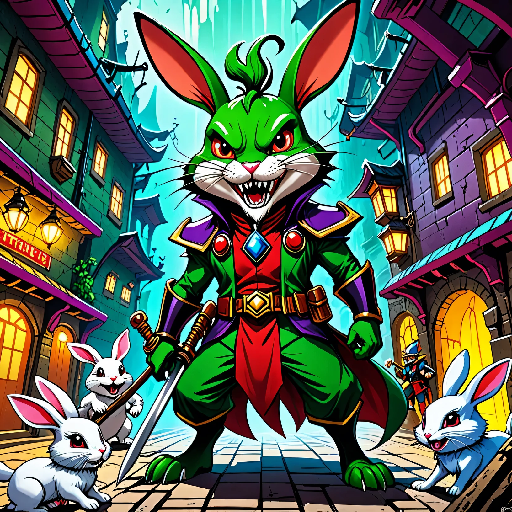 rushed into the underground base of Trix and、「Trix」The villain's hideout、Leader of the rogues、「Cruiser」teeth、rabbits made use of their small size。彼teeth、found the whereabouts of the、was rumored to be developing powerful weapons