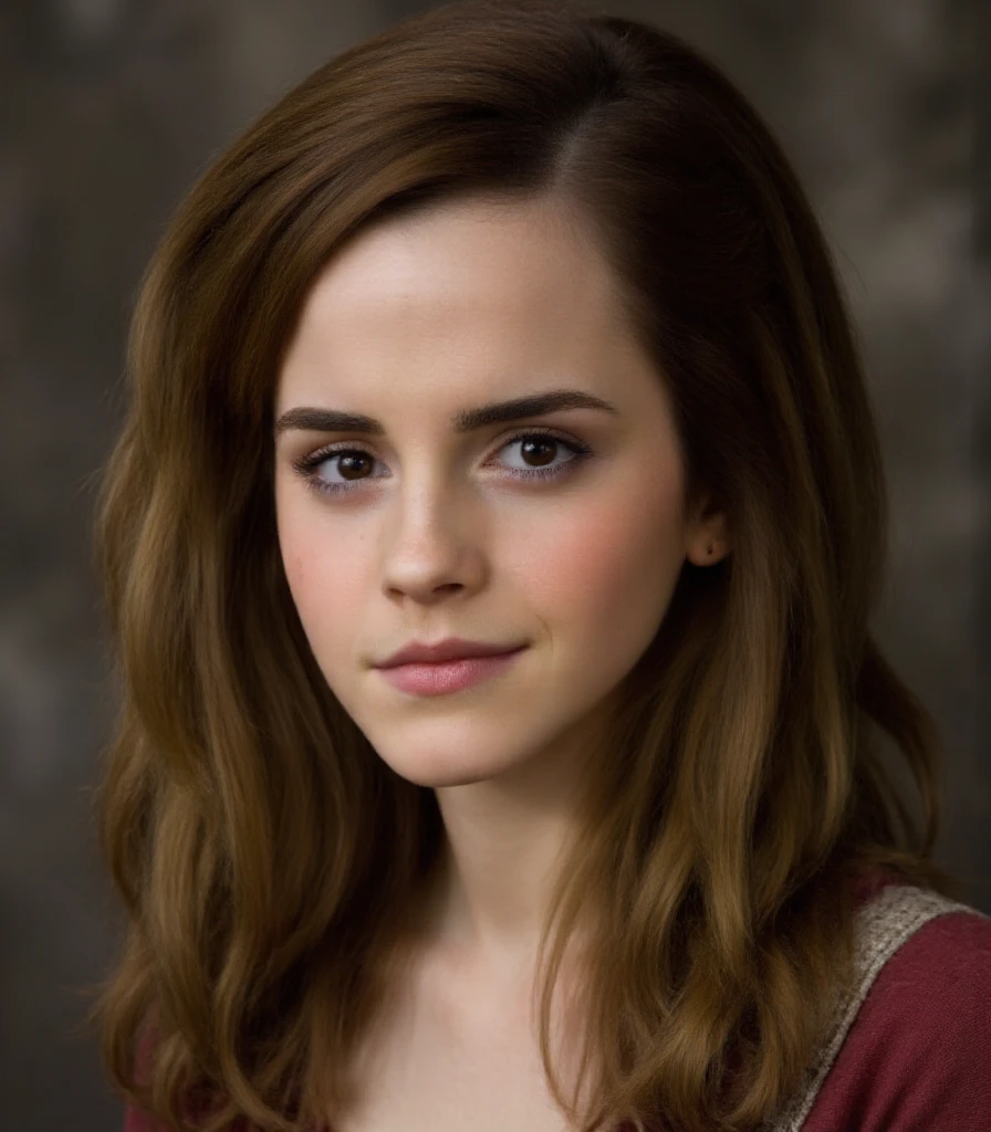 a girl, Emma Watson plays Hermione, Long Straight Hair, Big Breasts, Emma Watson's face close-up,detailed,Rich in details,A charming and beautiful witch,With long flowing hair and sharp eyes,Best quality, masterpiece, Ultra-high resolution, (lifelike:1.4), original photo, (Real skin texture:1.3), (Film Grain:1.3), panoramic, Portraits, Very wide angle shot, Thin waist, Cowboy lens, (in the darkness, Dark Shadows, Low profile, Cold Light), night, close up, Tears, indoor, dust, Tyndall Effect, sad, disappointment, melancholy(expression), cry, frown, (Bow your head), nervous, Tears, , 1 girl, Beautiful detailed eyes and face, White scarf, bow tie,Off-shoulder, huge breasts, Huge ass, sexy body, fitness body, sexy bra, sexy thong, Navel,Waist,Exposed Crotch,Showing belly,Camel toes are clear,sexy high stockings, high-heel boots,witch hat,Magic Wand,Brown eyes wearing a velvet cape decorated with mystical symbols,Standing in the foggy scenery at night,Hogwarts School of Witchcraft and Wizardry in the distance,There is a blood moon in the sky,Fire on the ground,Lightning cuts through the sky