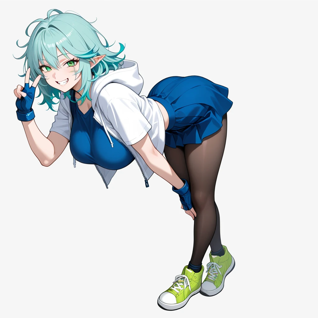 Anime girl sitting on table, beautiful anime girl crouching, Biomechanical OPPAI, Sexy pudica pose gesture, seductive anime girls, with index finger, the anime girl is crouching, an oppai cyberpunk, hajime yatate, rogue anime girl ayanami rei, ryuko matoi, sexyposture, konachan，Exhale the mist，open open mouth，Stick out your tongue mermaid line，musculature，Ambiguous eyes，High-fork panties，Be red in the face，huge tit，over knee socks，Excitation，open open mouth，Stick out her tongue， dropping saliva，White popsicles，Melted popsicles，Hair tied up，Long tongue，Single horsetail，The melted popsicle falls on the chest，Excitation，Place your hands on your chest，Plenty of liquid，White liquid，Floating popsicles，Suck on popsicles，love heart，Throw a wink，looking at viewert，Lick gently，Camel toes