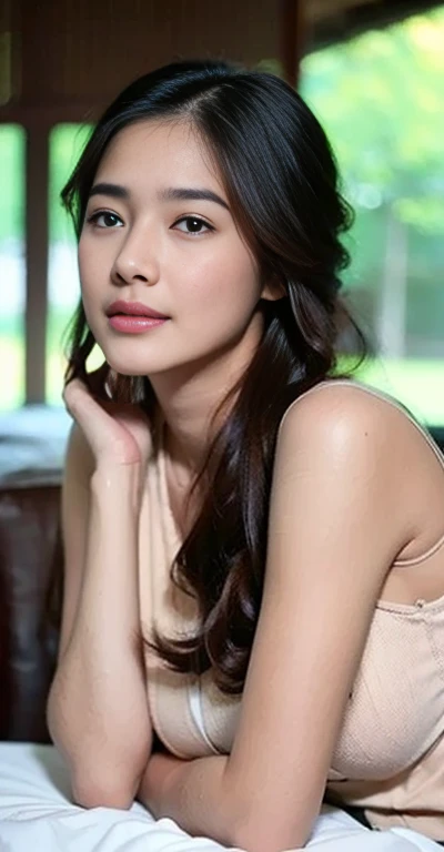 (masterpiece:1.3), 8K, Photorealsitic, Raw photography, (Top image quality:1.4), asian high school girls, (black long straight hairs:1.2), (cleavage of the breast:0.8), medium shot, Super Detail Face, (sharp focus:1.2), (pretty woman:1.4), top-quality, masterpiece, A high resolution, (Photorealsitic:1.4), Highly detailed and professional lighting, wearing a sexy outfit on the top and wearing mini skirt at the bottom, slender, serious facial expression, rules of third, 1 person, pretty eyes, pretty smile, random angle, medium shot body, flat white background at studio