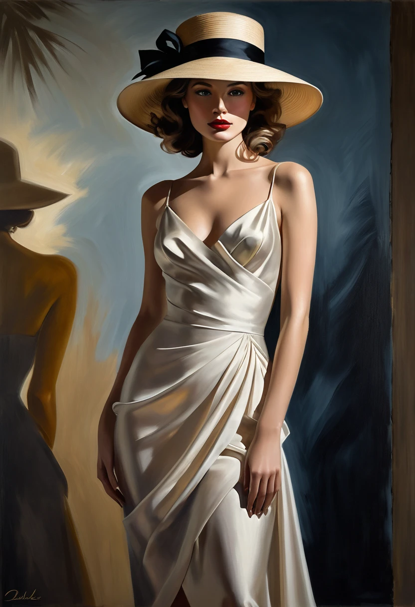 (best quality,ultra-detailed,realistic,ink drawing:1.2),wind-blown hair,woman,((Ashley Wood style)),female figure,expressive eyes,gently flowing dress,graceful pose,subtle shading,striking composition,dynamic lines,vibrant ink strokes,contrasting light and shadow,intricate details,artistic flair,monochrome palette,emotionally charged,subdued background,fine art quality,mesmerizing beauty,hint of mystery,atmospheric ambiance,whimsical elements,depth and texture,ethereal aura,sophisticated elegance,impeccable craftsmanship,skillful ink work,thought-provoking,imagination-stirring,unforgettable impression,ink on paper effect,organic and fluid,unique visual style,touched by artistic genius,intense and captivating,classic yet contemporary,visually stunning composition best quality,4k,8k,highres,masterpiece:1.2,ultra-detailed,photorealistic,advertising poster,mermaid,storm,monochromatic,harrowing,contrasting colors,dynamic lighting,water reflections,striking composition,dramatic atmosphere,mysterious concept