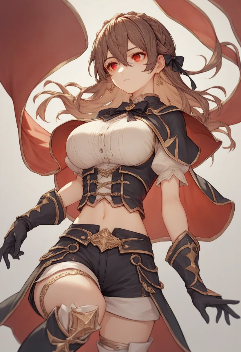 yoshida akihiko, 1girl, bravely default: flying fairy, bravely default \(series\), Nier, final fantasy, blue eyes, eyepatch, hood, long front hair, black hair
