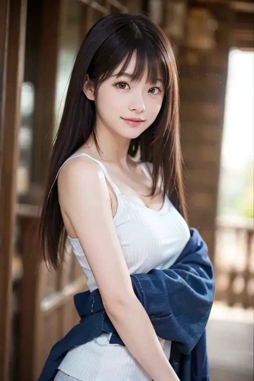 a lot of details, (underweight), 30 years old, detailed black hair, beautiful detailed hair, super fucking beautiful, complex details beautiful and delicate eyes, perfect hands, (flat chest best quality:1.5), perfect and delicate limbs, detailed skin, best quality, ultra-detailed,(cheerful grin:1.3),
river, a cat, delightful, sitting, cross-legged, looking to the side, long hair tied back, (green shorts), (white long-sleeved t-shirt), Japanese, with a chair, surrounded by stars, bonfire, (at midnight:1.1), wide shot, ground-level shot, wide shot, moonlight, wide-angle lens