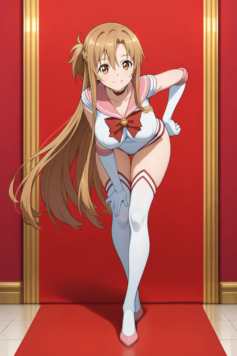 Kousaka honoka in a bunny suit , ecchi anime style, llchar, blue eyes,lovelive!, breasts, sexy