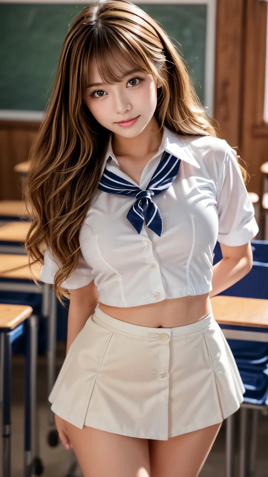(Schneewittchen). ((she wears a tight school uniform and stockings : 1.5.)). Fotografie, Masterpiece, best quality., (Abwechslungsreiche Posen). ((Burst breasts :1.3)), ((Spaltung, exposed breasts, freiliegender Schritt, freiliegender Unterbauch, Exhibitionismus)), ultra-high resolution, (fotorealistisch:1.4), RAW-Foto, (Perfect body type), (schlank:1.1), Schlanker Bauch, Perfekte schlanke Figur, Dynamische Posen, (((Vollfigurig :0.9))), nur, Tiefen-Schatten, Kaltes Licht 12000K, Hochdetaillierte Gesichts- und Hautstruktur, Detaillierte Augen, Realistische Augen, beautiful detailed eyes, (Realistischer Skin), Attraktiv, 超A high resolution, Eine hyperrealistische, Highly detailed, (((Exhibitionismus))),