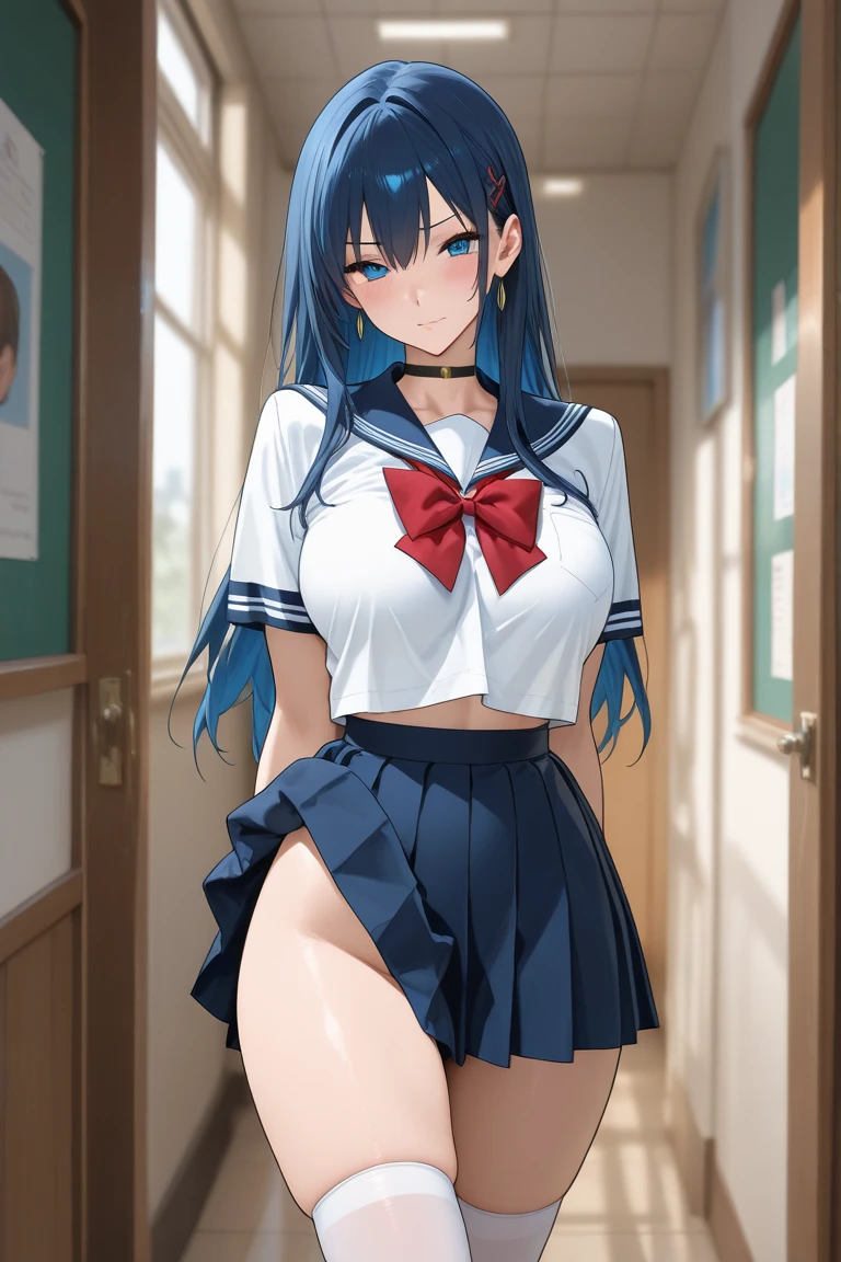 Sailor suit, jk, 宽松大衣领Sailor suit, fleet collection style, Japanese school girl uniform, Wearing school uniform的女孩, Magic school student uniform, Wearing school uniform, Wearing school uniform, Surrealism , Sailor suit诱人姿势,Cock your ass,cleavage,,sling,underwear,sling,bikini,A thousand flavors,lace,kneeling,leg wide open,Wet