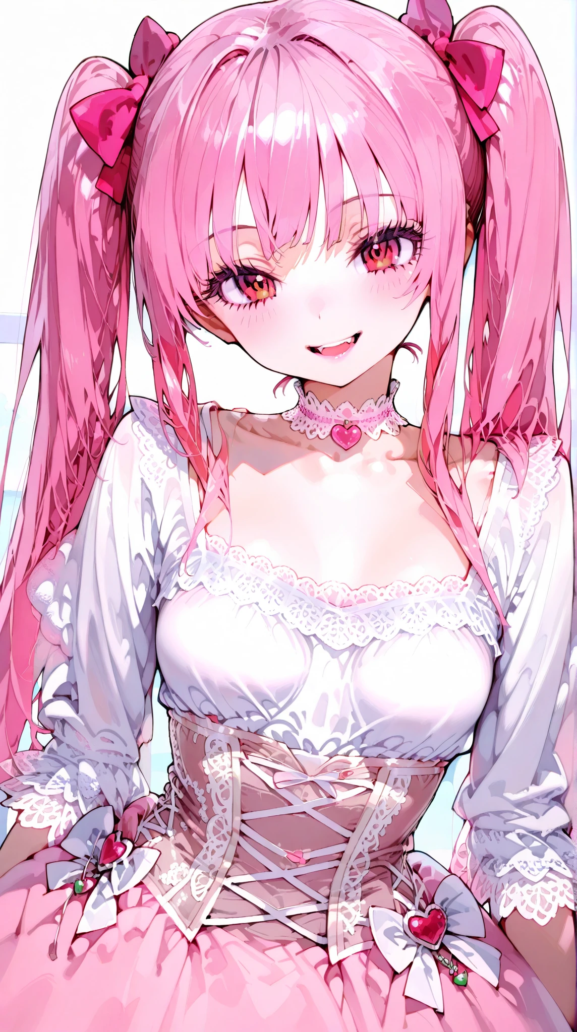 Obra maestra, Ultra detallado, 8k, La mejor calidad:1.6), 1girl, hermosa, sexy, kawaii, gatita, estrellas, corazones, (rosa), petite, (white), (leggings)