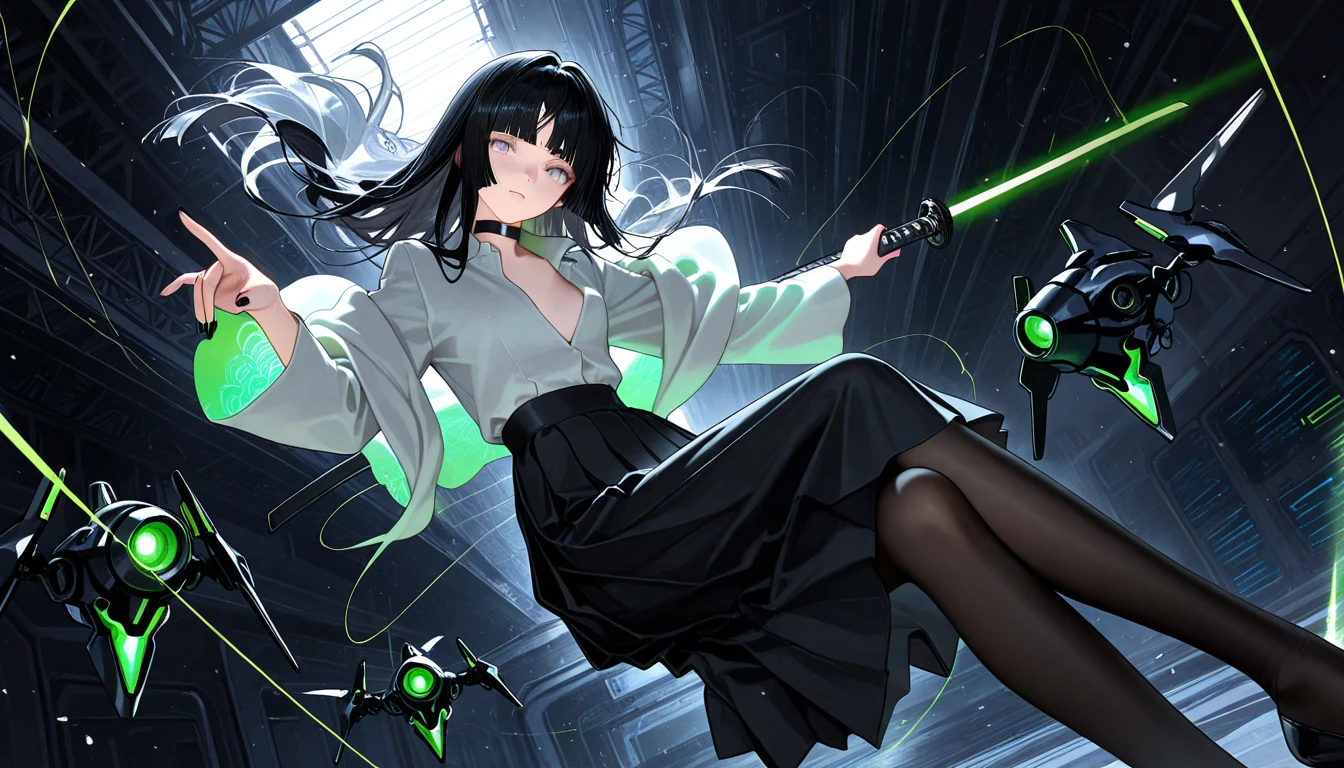 (ghosty:1.85) (doctor:1.5) girl, (white doctor coat:1.4), (spirit, spiritual:1.2), 1girl, perfect and well designed glowing shiny eyes, (beautiful detailed eyes:1.05), natural medium breasts, slim body, beautiful and delicate cute face, (face detail), ((realistic face)), pores, ((pale grey skin)), detailed skin, realistic skin, (((bioluminescence))), ((shiny skin)), (multicolored gradation skin), (monster girl:1.25), human face, medium length hair, hair voluminous, (((((multicolored gradation hair))))), (dark-haired:1.65), super high resolution, 8k, parameters Best quality, (masterpiece:1.4), (magic accessories:1.4), bracelets, extremely detailed thick tight ((dark grey:0.85), (green:1.2), (pink:0.5)) medical outfit, (shirt:1.4), skirt, (standing nipples under cloth:1.2), (neckline:1.3), (cleavage:1.1), decolette, Young Girl, Little Beast, (Smile:0.9), (pale Skin:1.65), ultra detailed, photorealistic, ((Real image)), (best quality:1.4), super high resolution, (Realistic 2.0), More details, (((1girl))), {(medical ward:1.2)|(doctor office:1.2)}, (beautiful and aesthetic:1.2), (fractal art:1.4), (cinematic light:1.1), (close DUTCH ANGLE:1.2), 16K, HDR, RTX, Ray Tracing, Radiosity, Anisotropic Filtering, Subsurface Scattering, (((magic lights))), metallic reflections, Detailed, Realistic, 4k highly detailed digital art, (cool_color), extremely detailed CG unity 8k wallpaper, vibrant colors, (seductive pose:1.6)