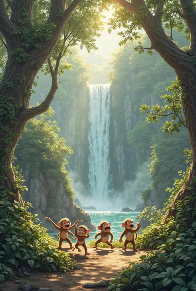 Create the setting of a planet where the species that inhabits it is a hybrid between humans and chimpanzees with an attractive human face, developed using advanced genetic editing techniques (like CRISPR).
Extraterrestrial living in the place, a description of the anatomy of each species and the animals and vegetation of the place. That species have biological logic. And they are based on an evolutionary theory.