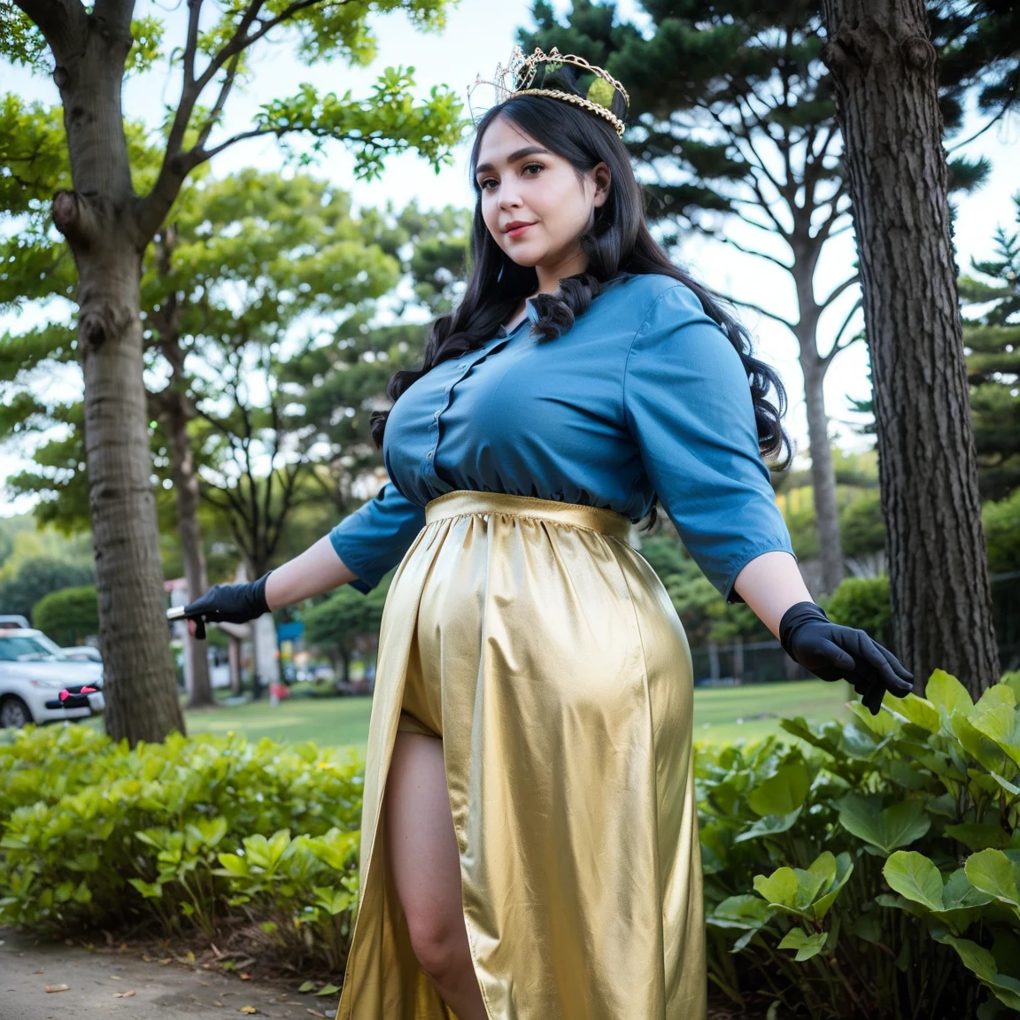 NSFW,1 female, Overweight, ((Extremely fat)), ((Chubby)), Masquerade Costume, skirt, Panty Shot, open legs, Japanese, 4k, High resolution, masterpiece, highest quality, fine skin
