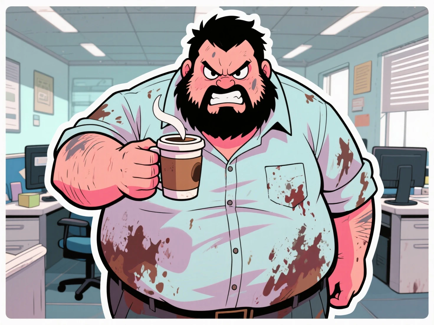 Only plump, chubby, extremely thick thighs, large belly, fat, age 55, two friends are at the bar drinking beer gesturing and talking sitting on the chair with beer bottles on their table , an environment with tables and other people sitting and talking , 4K, masterpiece.