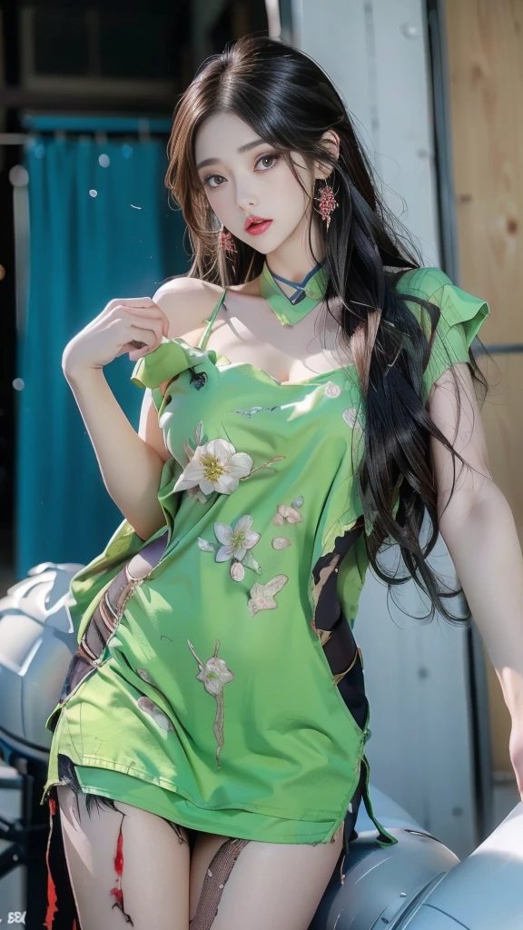(small breasts:1.3), (perky chest:1.1), (pointed chest:1.0), (fashion magazine cover:1.3),(from below:1.0),(from side:0.9),masterpiece, 1girl, Amazing Cleavage:1.1, thin waist, big ass, Raised sexy, small breast: 1.3, posed cleavage:1.2、solo, looking at viewer, open mouth, have a cute grass of cute beergrass,black hair, dark green eyes, dress, bare shoulders, jewelry, collarbone, sidelocks, hairband, earrings, indoors, off shoulder, :o, sweater, arms behind back, plant, short hair with long locks, gild hairband, off-shoulder dress, sweater dress, off-shoulder sweater, red sweater, dark gord hair, big side hair, very long side hair,is rendered in (masterpiece: 1.2, best quality), with (ultra high resolution) and an exquisite (depth of field). This masterpiece is not only visually stunning but also tells,A scene of cooking in the kitchen by classroom