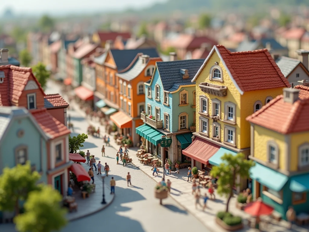Miniature,Super cute clay world, Isometric view of the city ,cute clay freeze frame animation,City view, 城市,People ,the street,road,tiltshift, Excellent lighting, volume, landscape, hospitals,dentist,Giant teeth as a backdrop,brush,white backgrounid,3D,Super detail