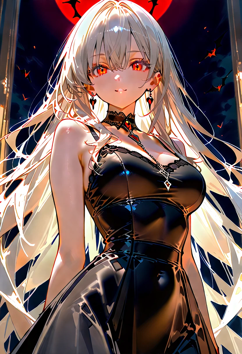 ((masterpiece, best quality)), (1girl), (solo), (female focus), (ash blonde hair, long hair), green eyes, arms behind back, sad eyes, cold facial expression, cold look, gothic dress, pale skin, colour grading, dark illustration, extreme quality, radiant, extremely detailed, ultra-detailed face, ultra hd 8k, ultra digitality, mythical, dark lightning, perfect face, beautiful, (perfect composition: 1. 4), detailed face and body, award-winning photography , fields, detailed face, detailed hands, looking at the viewer, cinematic lighting, embers, fantasy background, water splashes, foggy haze, (necromancer), (villain), faux traditional media, (masterpiece, best quality, ultra-detailed, best shadow), (beautiful detailed face, feminine features), (best illumination), ((cinematic light)), colorful, hyper detail, dramatic light, intricate details, (dark circle under eyes), gothic, decadence, stunning, eerie