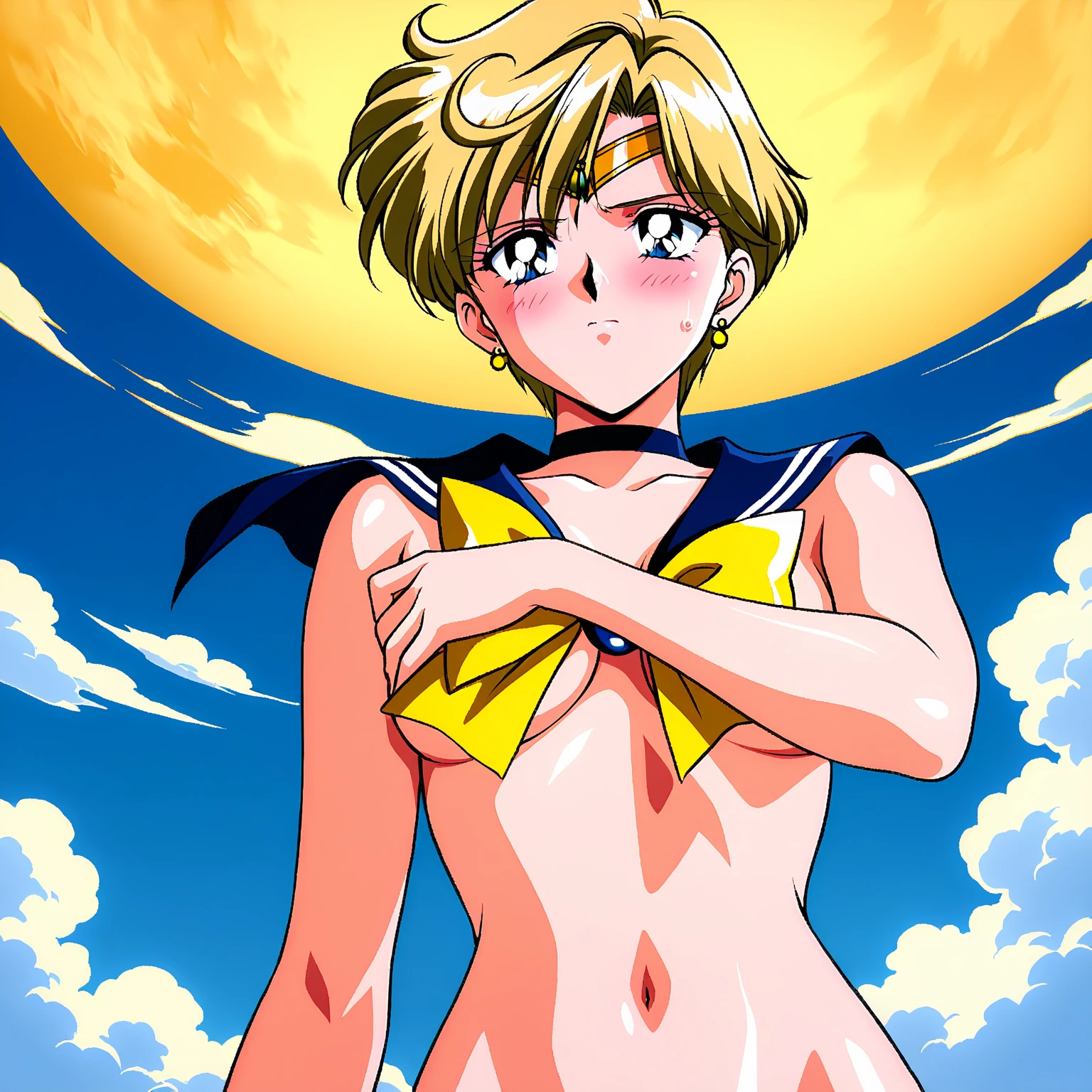 PulesiaZenosakis, blue eyes, blonde hair, ãhair bobbles, short hair, side ponytail,hair ornament, loos 1girl. soro, 
1990s \(style\), anime, retro artstyle, anime_screencap, animated gif, mp4 ,video, animated, (impressively-accurate-human-external-anatomy-perfect, absolutely-everything-impressively-reallife-accurate-perfect-detailed, impressively-accurate-detailed) (original-style, original-style-accurate, original-style-perfect, anime-style, anime-style-accurate, anime-style-perfect),1girl,masterpiece, expensive quality, very_expensive_solve, big_file size, full color,(completely nude:1.2),pussy,niplles,( kid)