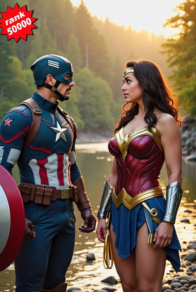 Steve Rogers aka captain america cuddling with Indian girlfriend