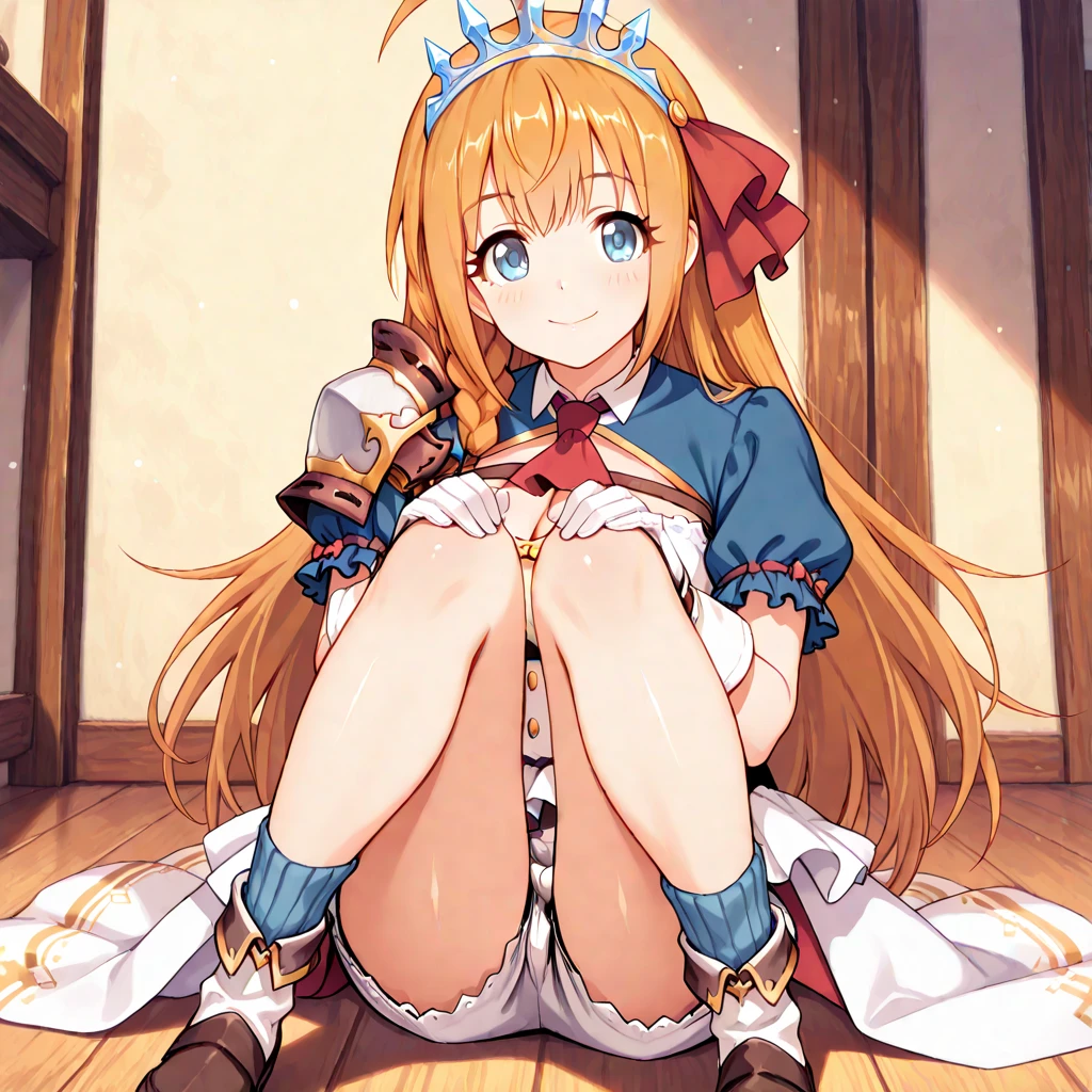 super detailed,(highest quality),((masterpiece)),(High resolution),original,Highly detailed 8K wallpaper,(very delicate and beautiful),
anime,
alice in wonderland,1girl blonde straight hair serious white stockings sit watch ( manga-anime , Gradient by Yumei Victor Ngai),White panties pussy legs spread legs lifted skirt legs spread wide pussy spreading panties on knees masturbation, NSFW,
