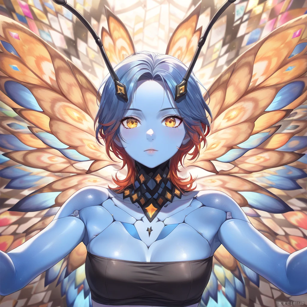 Milfachu
Fluttersby is a stunningly beautiful Poke-her-mom, with a lithe and graceful figure. Her costume consists of a sheer, gossamer-like bodysuit that clings to her curves, adorned with intricate patterns that resemble the veins of butterfly wings. The suit is predominantly shades of vibrant blue, purple, and pink, with hints of iridescent shimmer that catch the light.
Her arms and legs are adorned with delicate, translucent wing appendages that flutter and flutter with mesmerizing movements. These wings are large and expressive, ranging in size from her fingertips to her ankles, allowing Fluttersby to take flight with ease.
Fluttersby's face is framed by short, curled hair in a soft lavender hue, accentuating her delicate features. Her eyes are large and doe-like, with long lashes that flutter coyly. A small, button nose and full, glossy lips complete her alluring appearance.
As Fluttersby moves, the light plays across her costume, creating the illusion of her wings shimmering and shimmering. Her every motion is graceful and captivating, drawing the eye to her sensual curves and the gentle undulation of her wings.