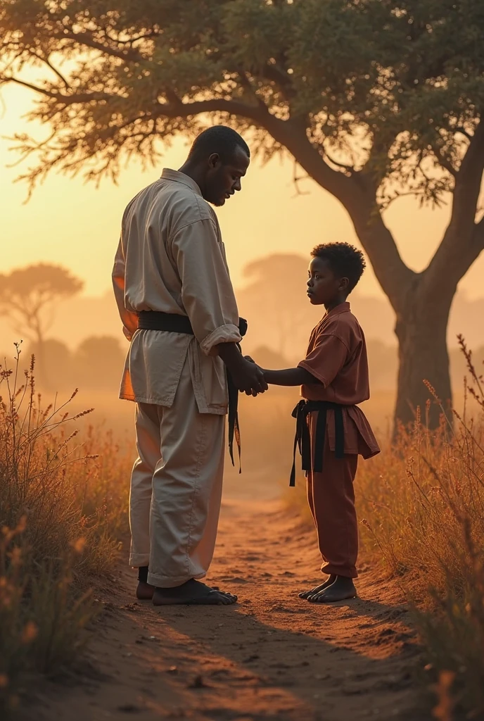 A black man in India making a statue of Cristiano Ronaldo ((real-life))