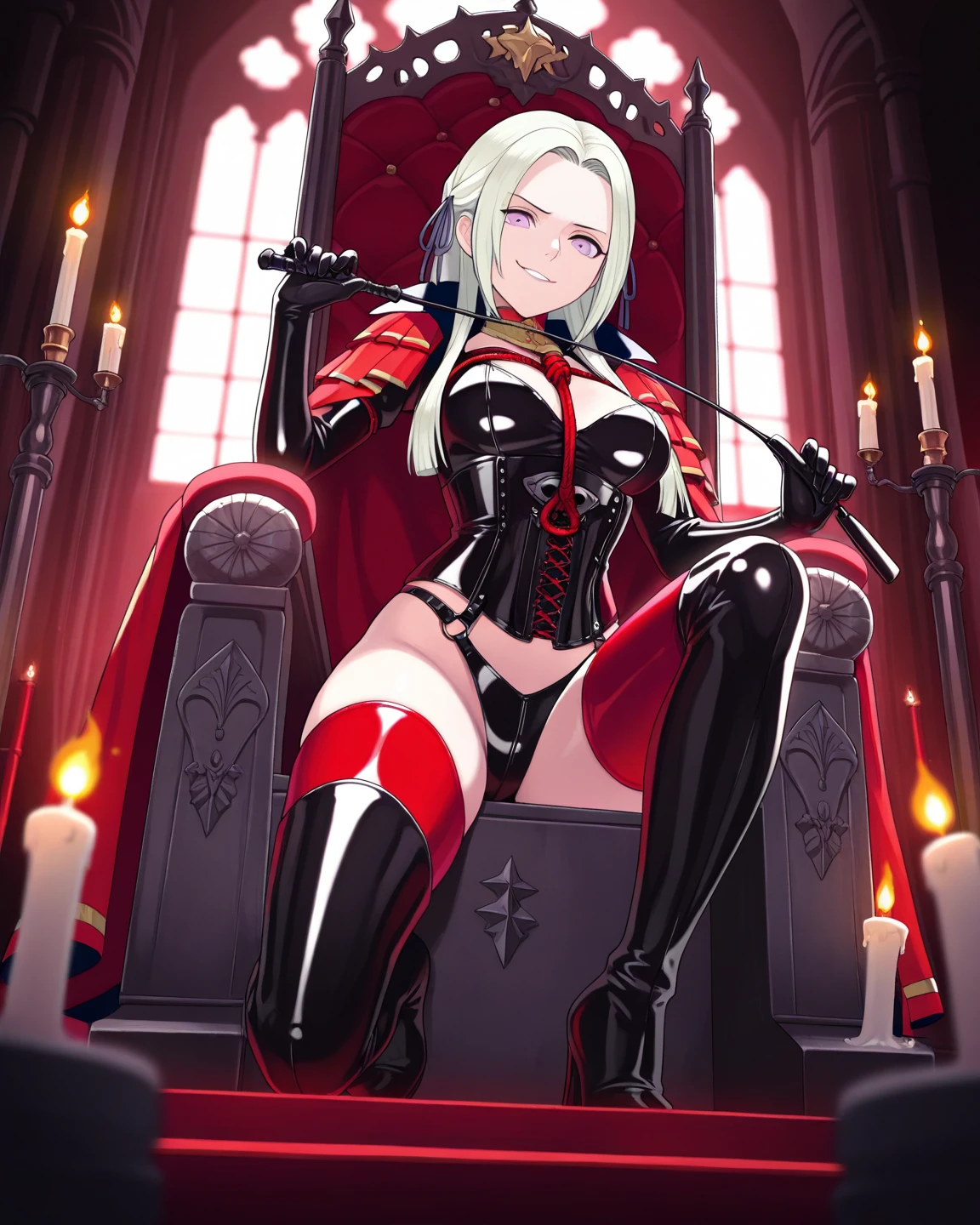 plaindoll, ((white hair, doll joints)), naked, nude, breasts, pechos grandes, huge breasts, pussy, nsfw. +18
