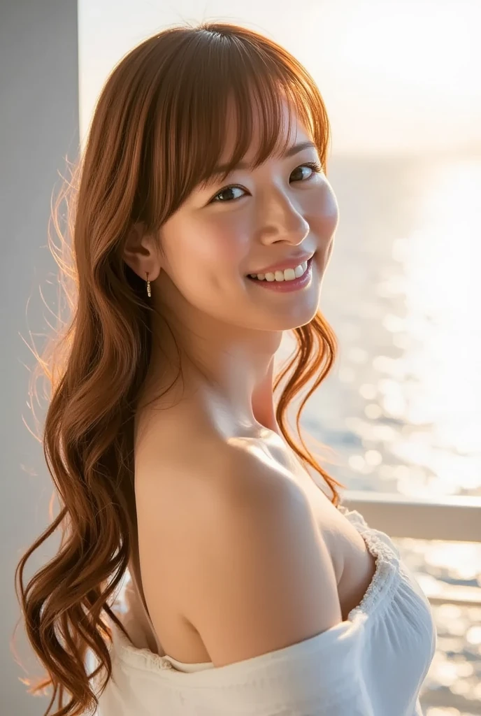 (highest quality, 8k, High resolution, masterpiece:1.2), beautiful japanese girl, perfect human anatomy, perfect hands, 17 years old, ((bright vibrant red hair)), Beautifully styled long straight hair, asymmetrical bangs, big magical eyes, High resolutionの潤んだ瞳, smooth soft skin, pale pink lips, natural makeup, happy expression, starry bikini, (whole body:1.3), perfect collarbone, High resolutionの美しい胸元, (big soft breasts), High resolutionの美しい太もも, beautiful legs, ((lake at night)), High resolutionの巨大な満月, ((starry skies)), professional lighting, professional photographer, mysterious
