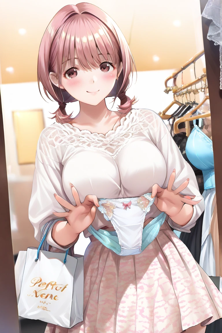 masterpiece, absurdres, best quality, ultra detailed, high Resolution, detailed illustration, bright colour, (extremely beautiful detailed face and eyes, Delicate beautiful face, 1 girl, cute face:1.3), (magenta eyes:1.1), sparkling eyes, big eyes, medium breasts, (perky breasts:1.1), (pointy breasts:1.1), medium hips, glamorous body, white skin, BREAK, long bob cut, (blonde hair:0.8), messy hair, detailed hair, shiny hair, BREAK (undressed, underwear:1.5), (Logistics Warehouse, SEX:1.3), perfect lighting, (embarrassed:1.5), (ecstasy, vulgarity:1.5), (trembling:0.8),