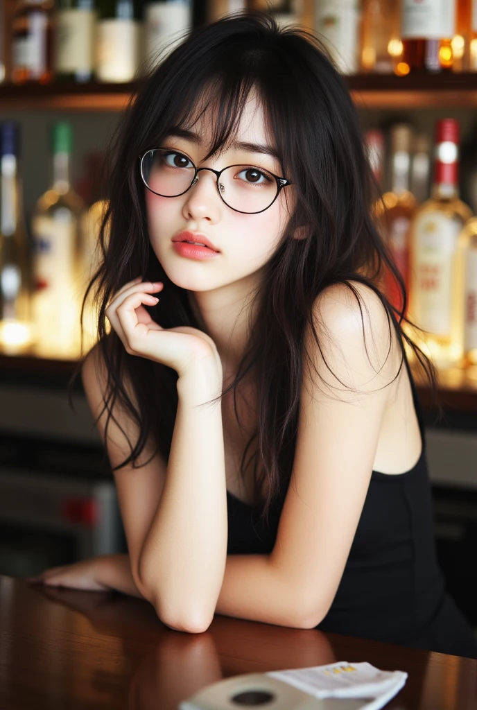 Neo(Photorealistic Keyshot Interpretation of Cowboy Be-Bop by an Anime Illustrator)- A shy and timid girl with glasses is given magical powers、Gaining confidence and courage、Embark on a journey to save the world from an evil ruler.