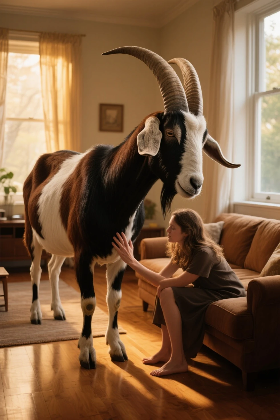 (((duo))),  ((((((human, anal, feral goat, leaning, goat tail, raised tail, hands on legs, excessive feces in mouth, women face in anus, anal rimming, rimjob, women on goat)))))), (((((butt focus, leaning, bedroom, excessive feces))))), wide hips, legs wide spread, wide shot, close-up, Wide-Angle, masterpiece, high details, high quality, best quality, highres, HD