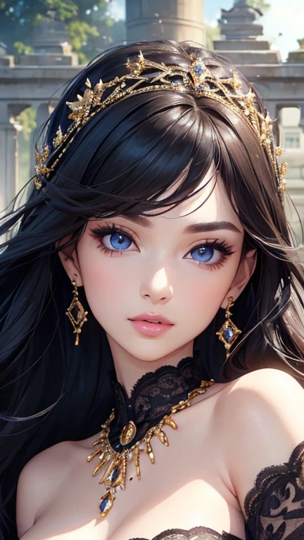(on the table: 1.3), (maximum resolution: 1.2), (ultra high definition tv: 1.2), movie lighting, ultra high definition tv, (delicate eyes and skin), (detailed facial features), North African Free Trade Area, 8K resolution, sharp focus: 1.2, perfect style, cute face, perfect body, Accurate, anatomically correct, Highly detailed face and skin texture, delicate eyes, dark blue eyes, double eyelid, thin eyebrows, glitter eyeliner: 1.2, natural cheeks, shiny skin, dark skin: 1.2, sparkly necklace and earrings, (glossy lips: 1.4), rest, one person&#39;perspective, (((Very cute high school girl))), (Sexy pink lace), (smile: 1.2), ((innocent and cute girl:1.3)), (long wavy hair), (light brown hair:1.2), , rest, ((very close relationship: 1.2)), Moderately, ((looking at the audience:1.2)), (library 1.2), ((please bend your knees:1.2)), (From the side:1.2),low angle shot,Off-the-shoulder mini dress,mini dress,embarrassed look,(((big breasts))),((((dress)))),(((Her skirt is being pulled up)))