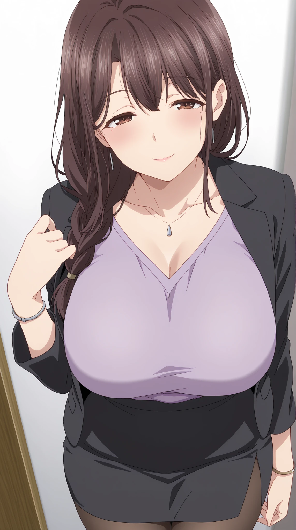 leonardodavinci, leonardo da vinci, blue eyes, brown hair, glasses, long hair, semi-rimless eyewear, under-rim eyewear,
BREAK (Pink_jacket,Pink_pants,Deep cleavage:1.2),
BREAK Female pervert,(looki at viewer),cowboy lens,smile,
BREAK (masterpiece:1.2), best quality, high resolution, unity 8k wallpaper,NSFW ,(illustration:0.8), (beautiful detailed eyes:1.6), extremely detailed face, perfect lighting, extremely detailed CG, (perfect hands, perfect anatomy),