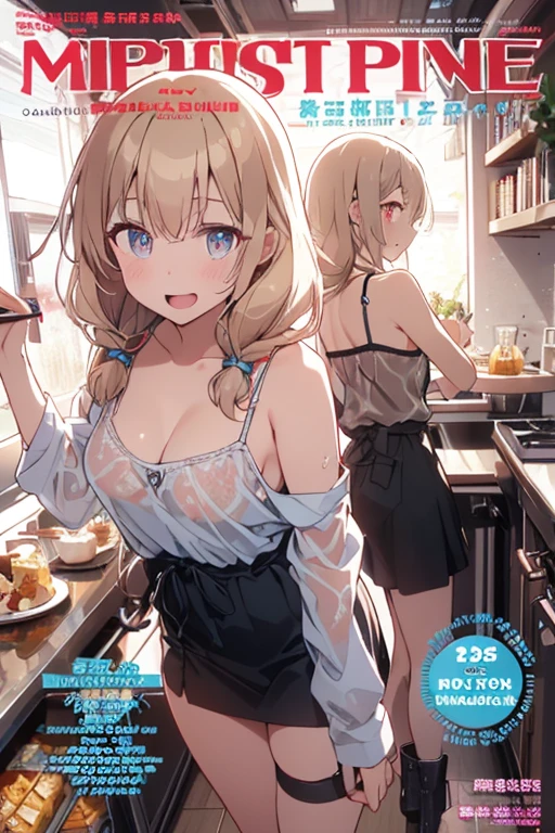 optimum,tmasterpiece,hight resolution,best qualtiy,hyper HD,super detailing,awardwinning,16 K,solo,(The upper part of the body),anatomy correct,Beautiful cyberpunk girl,Cowboy Shot、cute face,,a blond、Longhaire、Twin-tailed、Braids, Hairline,((scarlet eyes)),long eyelasher,Hanging eye corners,White skin of the,shoot from the side, ((see through camisole:1.5)), ((Sheer nipples))、Rocket Tits, (Slim body),