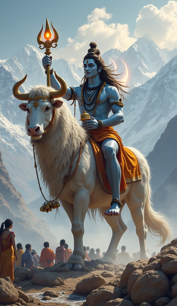 Little Lod mahadev on ox