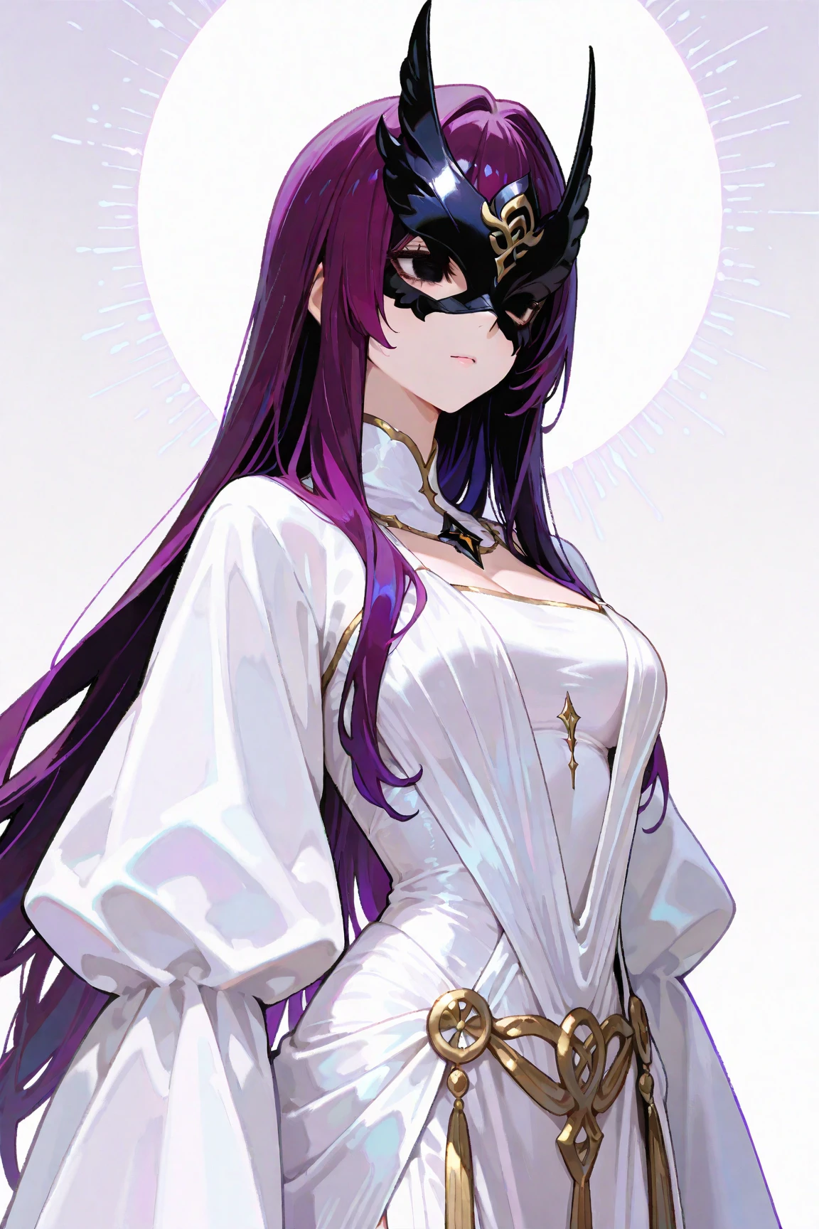 1boy, bangs, dark blue hair, (short hair with long locks:1.4), hair between eyes, hair ornament, japanese clothes, long sleeves, male focus,wide sleeves, off shoulder, <lora:OffShoulderKimono:1>, blindfold, (black blindfold:1.4), yoshitaka amano character design, style by NTY, solo <lora:PsychoMode:0.5>, purple lips, <lora:gender_slider_v1:-2>,