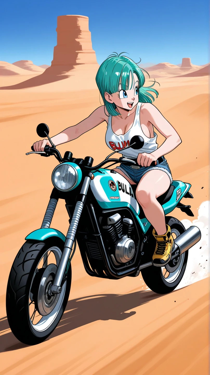 masterpiece, best quality, cute comic, 1girl, (Vegeta),riding a sci-fi motorcycle, smile, motor vehicle, skirt, riding, bule background, (score_9, score_8_up, score_7_up), masterpiece, best quality, absurdres, unity, 8k, wallpaper, hi res, highly detailed face, highly detailed eyes, blue eyes, perfect anatomy, super detailed skin, (outdoors, beach, seaside, beautiful landscape, island, 1980s style, anime style, (full body), (dynamic angle, dynamic pose:1.3), (lum:1.5), 1girl, (flying:1.3), floating in air, floating under seabeach, animal print, strapless_bikini, breasts, (intricate details:1.4), cleavage, large breasts, (two-tone hair, green hair, black hair:1.1), floating hair, groin, small horns, (cowboy shot), looking at viewer, navel, print bikini, (solo:1.3), swimsuit, tiger print, tiger stripes, (electrokinetic, electricity:1.3), 1girl, lightning shooting from hands, epic fantasy scene, dark ominous clouds, dramatic lighting, detailed facial features, high quality, cinematic composition, dramatic atmosphere, digital art, concept art, 8k, ultra-detailed, professional rendering, dramatic color palette, dynamic pose, cute doodle,