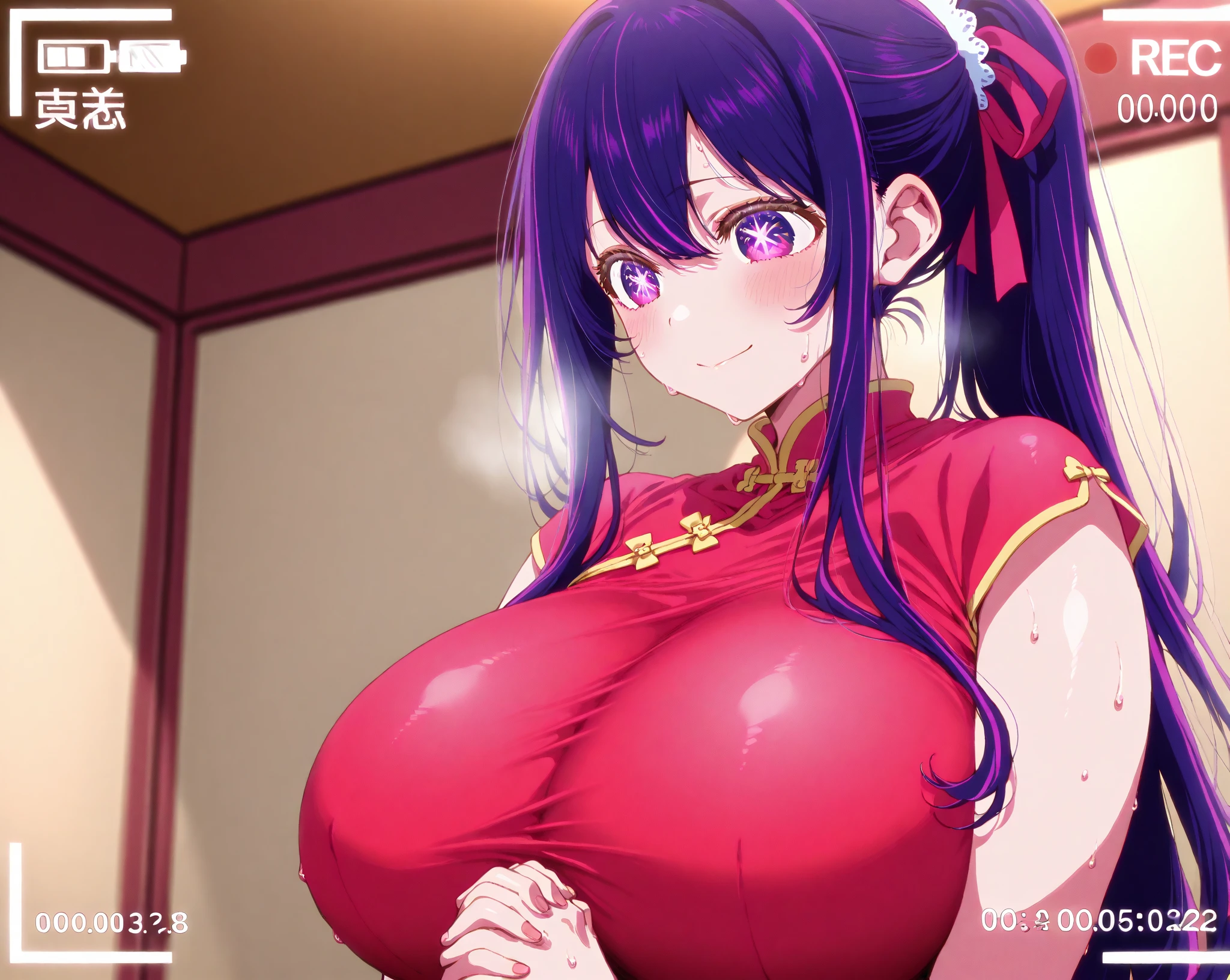 (Night:1.7), cyberpunk architecture, 
sitting at attention,sitting on Tatami,spread legs, pussy, perfect pussy, cute pussy,
White_kimono,
sliver_hair, long_hair, hair_pulled_back,parted_lips,purple_eyes, braid,
1 girl, Manga,20yo,mature female,Beautiful Finger,Beautiful long legs,Beautiful body,Beautiful Nose,Beautiful character design, perfect eyes, perfect face,
looking at viewer,(innocent_big_eyes:1.0),(Light_smile:1.0),
official art,extremely detailed CG unity 8k wallpaper, perfect lighting,Colorful, Bright_Front_face_Lighting,
(masterpiece:1.0),(best_quality:1.0), ultra high res,4K,ultra-detailed,
photography, 8K, HDR, highres, absurdres:1.2, Kodak portra 400, film grain, blurry background, bokeh:1.2, lens flare, (vibrant_color:1.2)
(Beautiful,gigantic_Breasts:1.4), (beautiful_face:1.5),(narrow_waist),(cleavage cutout:1.4), (pregnant:1.6), contraction