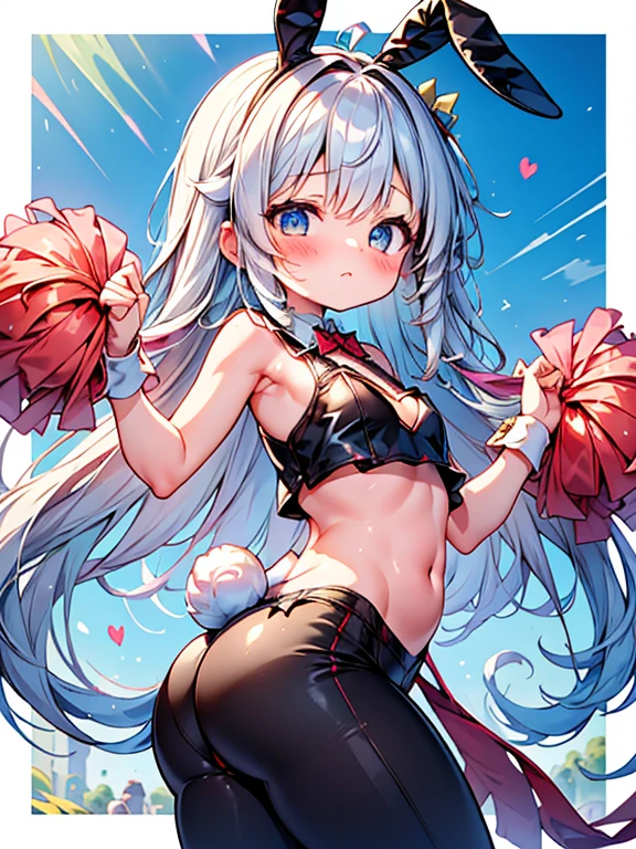all intricate details, a anime fantasy picture of a girl character, 1girl view, solo, cameltoe, thighhighs, tattoo, long hair, navel, looking at viewer, black-red horns, crop top, a dragon in pubic tattoo, stomach, white-purple hair, long sleeves, short diamond armor, firm breasts, medium breasts, black thighhighs, shirt, black footwear, thighs, bright light purple eyes, closed mouth, sexy pose, random angle, power stance, random background
