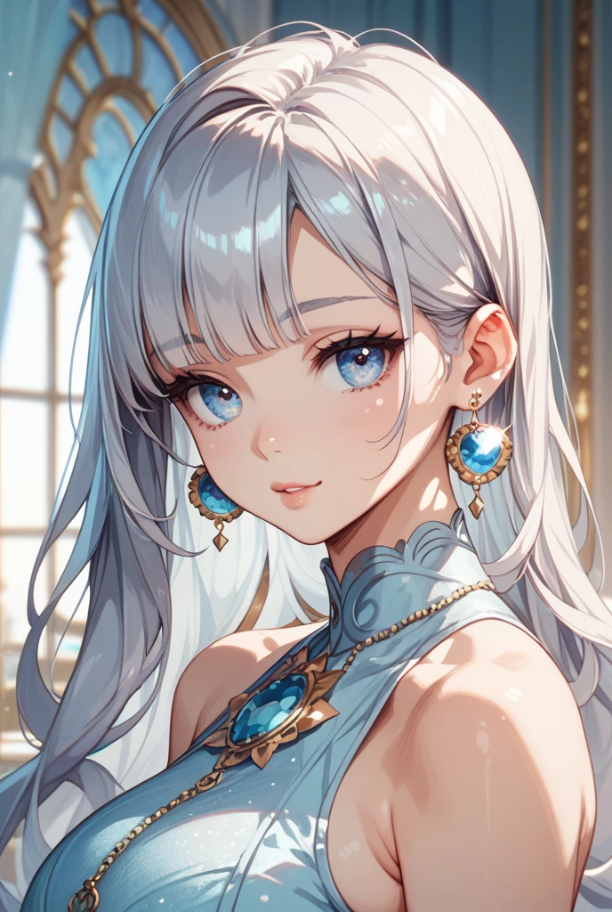 (photorealistic:1.8, highest quality:1.8,8K masterpiece:1.8,High resolution,muste piece:1.8,RAW Photos,cinematic lighting,red and purple dream colors),one goddess、(sexy armor swimwear、mini skirt、choker、knee high tights、loafer shoes),
(beautiful and detailed blue eyes:1.7,double eyelid:1.6,Beautiful skin with glowing details:1.2), (looking at the camera:1.5),(whole body,Photo seen from below:1.5),
( midium Hair:1.2,beautiful shining white hair:1.5), expression(Sly Smile:1.3,face turns red:1.3),(Moderate chest:1.3),
Pause(stand with legs apart,Seductive pose:1.5), background(Bright forest with blooming flowers),Nipples are visible through the costume、anatomically correct,correct move:1.5,correct foot:1.5,4 fingers and 1 thumb in correct proportions,(cameltoe),No split screen,slender abs:1.2,(Young sensual gravure idol)