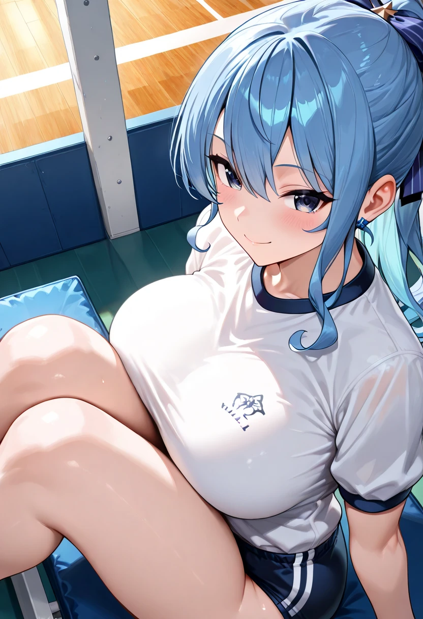 (((Little girl,))) ,nsfw,((shifty, cat ear headphones blue shirt sailor collar white skirt wrist cuffs socks sneakers,)),((solo girl)),((Perfect body,))((Super beautiful,))((High quality,)), (sweaty,) (wet all over,) blush, steam,((gigantic breast,nipple)),(shyly smile),collar,pov, Looking at Viewer,solo,pov, Looking at Viewer,Heavy breathing,sweat,Rough breathing, sweaty body,Blushing, (((Sweaty and wet all over))),Sweaty body,in hotel room, (collar,)ejaculations,pov, Looking at Viewer,(half open eyes),shiny glossy,Heavy breathing,sweat, Sweaty and wet all over,Rough breathing, sweaty body,sweat, semen,cum on hair and face,paizuri,breast squeeze,sweat, semen,cum on hair and face,holding her breast with both hands,cum on face and hair,smile,