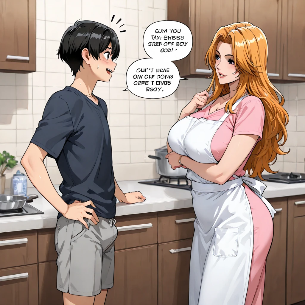 (1 young man), (1 asian Mom), (Duet), A mom seduces a young blackman,(strong and naked black man,short pantuscle body,bodybuilder),(a young mom with big breasts,narrow waist,bare shoulders,(red catsuit dressed, floral print, naked), European 40 year old milfs and th1 young black man r, best quality:1.4), (Ultra-high resolution:1.2), (8K, RAW photos:1.2), Laurena Lexis, (1 Mom, 1 son), Moms showing off their curves, bend down, Wearing sexy clothes and shorts, and their young son, Clear eyes, A mother and her young son, ((French Kiss))
kiss eachother