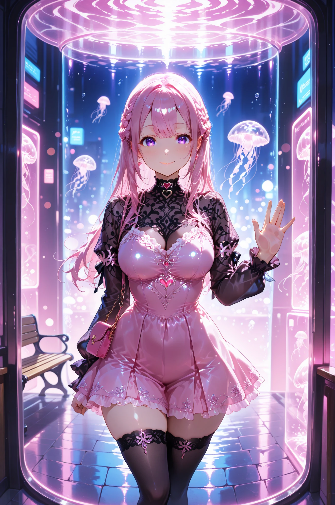 Full-body depiction on screen, Very Very short stature Very large breasts Very large and swollen breasts Two very large bulges in the chest Blushed Small Mouth Clothes that got wet in the rain and became transparent Clothes are wet with sweat and transparent Shiny skin 衣類がRubber luster smile Frowning Embarrassed expression A very dark room in the middle of the night Baby Face c Pathetic beautiful girl Background of the auction venue Hot pink round bed rubber Sitting Wet and see-through shocking pink long sleeve rubber A shocking pink rubber super long skirt that becomes transparent when wet super curly hair Super long sideburns A shocking pink rubber frill dress that becomes transparent when wet A shocking pink rubber super long skirt that becomes transparent when wet Wet and see-through shocking pink rubber stockings Shocking pink rubber extra long gloves that become transparent when wet hot pink garter belt Beautifully decorated clothing Patheticなbeautiful girl Big eyes Big eyes Droopy eyes Shocking Pink Rouge Shocking pink rubber long boots that become transparent when wet My whole body is wet with sweat The whole body is wet from rain See-through clothing Platinum blonde super long hair The skin is wet with sweat My skin is shining with the rain. Sweat makes clothes stick to the skin Rubber luster See-through late night moonlight