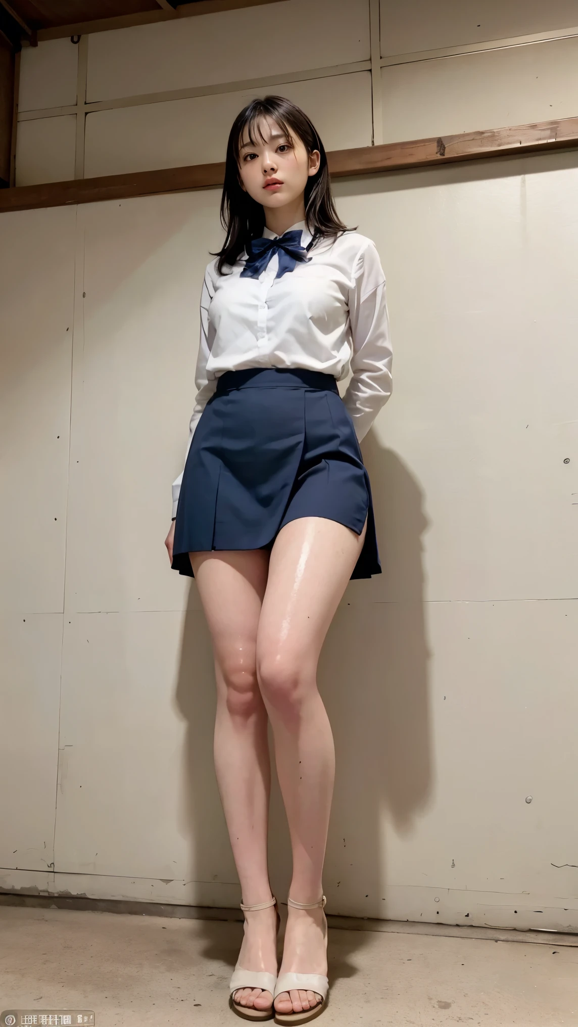 NSFW、super detailed、High resolution、transcendental beauty highest quality、masterpiece、navy high socks、Majimix Real、(Raw photo:1.2)、(Photoreal:1.4)、beauty in beautiful details and delicate expression、blonde、((I can see my))(squat)、earrings、eyelash、sparkling eyes、glossy lips、beautiful and fine eyes、huge file size、、(Japanese girls' high school uniform))、very detailed expression、finely、Highly detailed face movie lighting、18 year old girl、positive、((dynamic pose)))、(open stance))、(Skirt from bottom to top:1.5), pleated skirt、blazer、y upper eyes, (Spread your crotch to show your:1.5), (no pan.5), (black short hair:1.5), (wet pussy:1.5) panties:1.8)、