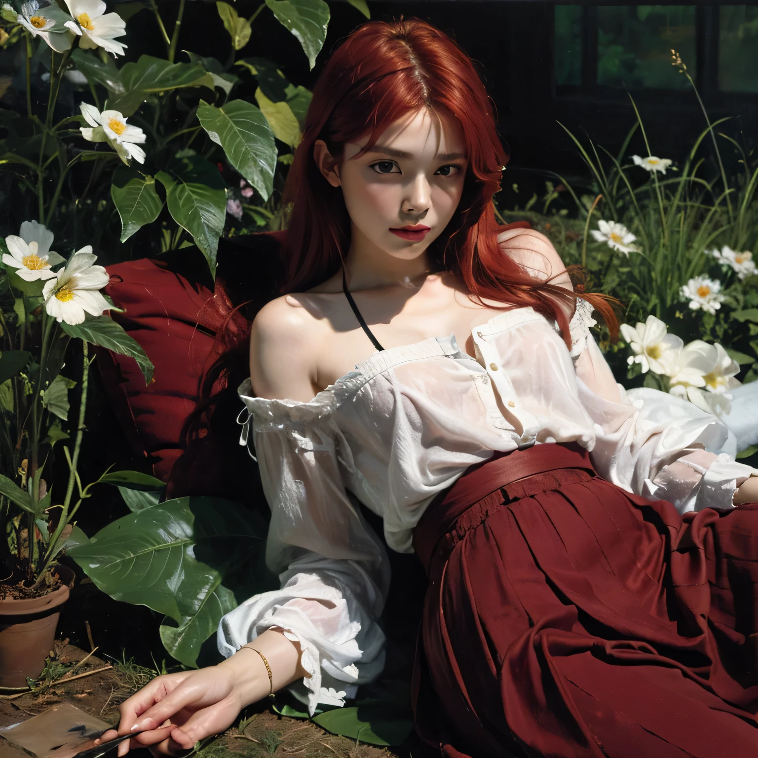 red hair